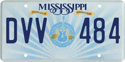 MS license plate DVV484