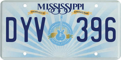 MS license plate DYV396