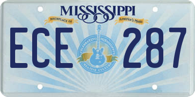 MS license plate ECE287