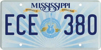MS license plate ECE380