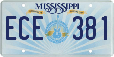 MS license plate ECE381