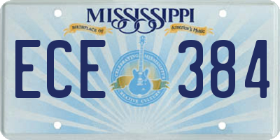 MS license plate ECE384