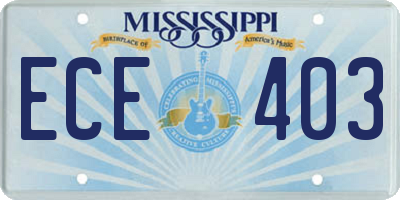 MS license plate ECE403