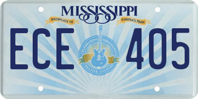 MS license plate ECE405