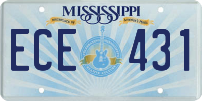 MS license plate ECE431