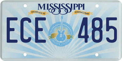 MS license plate ECE485