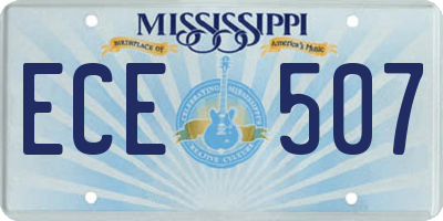 MS license plate ECE507