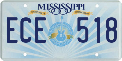 MS license plate ECE518
