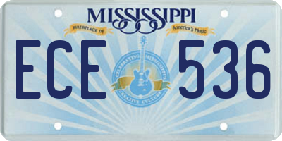 MS license plate ECE536