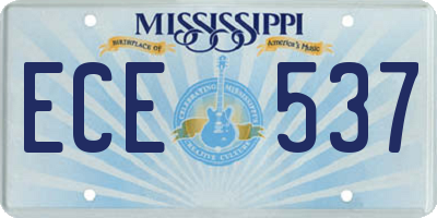 MS license plate ECE537