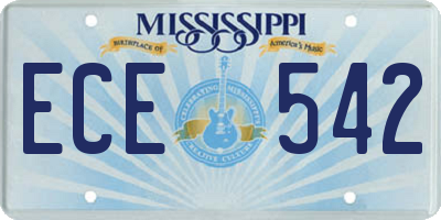 MS license plate ECE542