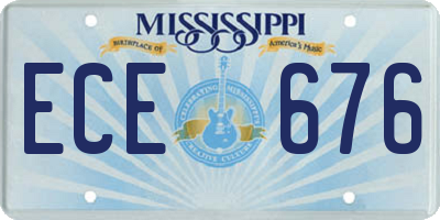 MS license plate ECE676