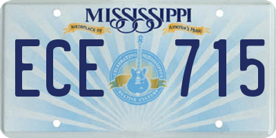 MS license plate ECE715