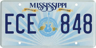 MS license plate ECE848