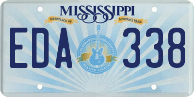 MS license plate EDA338