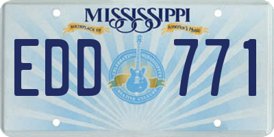 MS license plate EDD771