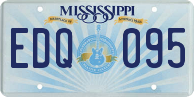 MS license plate EDQ095
