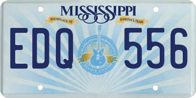MS license plate EDQ556