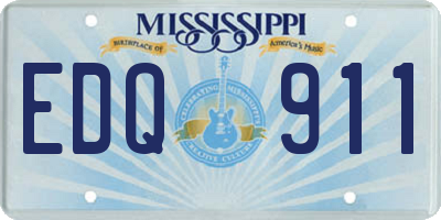 MS license plate EDQ911