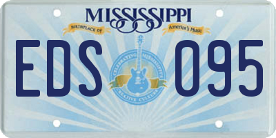 MS license plate EDS095