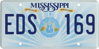 MS license plate EDS169