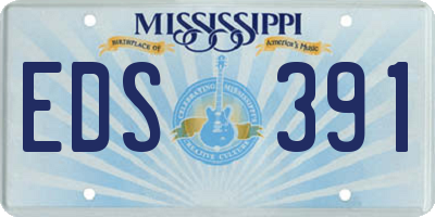 MS license plate EDS391