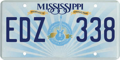 MS license plate EDZ338