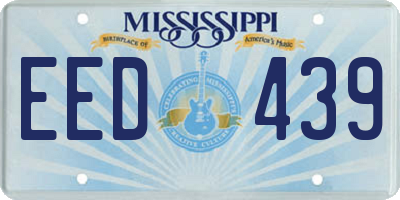 MS license plate EED439
