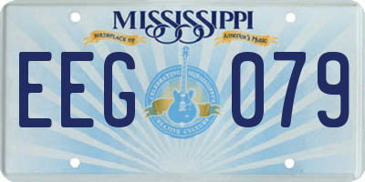 MS license plate EEG079