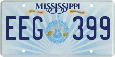 MS license plate EEG399
