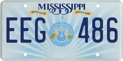 MS license plate EEG486