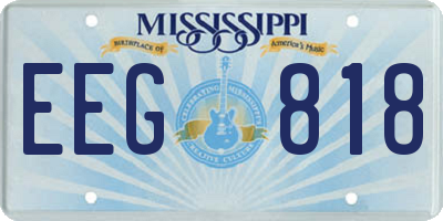 MS license plate EEG818