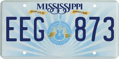 MS license plate EEG873