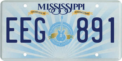 MS license plate EEG891