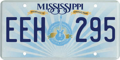 MS license plate EEH295