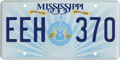 MS license plate EEH370
