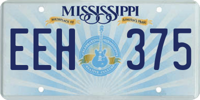 MS license plate EEH375