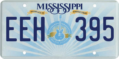 MS license plate EEH395
