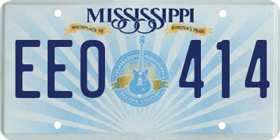 MS license plate EEO414