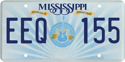 MS license plate EEQ155
