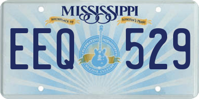 MS license plate EEQ529