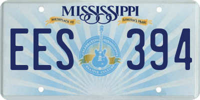 MS license plate EES394