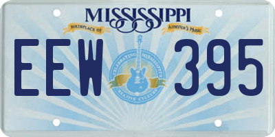 MS license plate EEW395