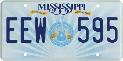 MS license plate EEW595