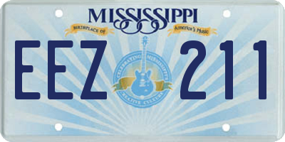 MS license plate EEZ211