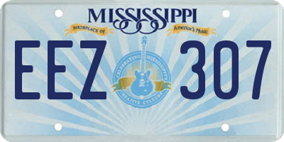 MS license plate EEZ307