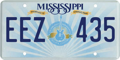 MS license plate EEZ435
