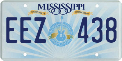 MS license plate EEZ438