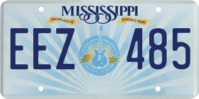MS license plate EEZ485