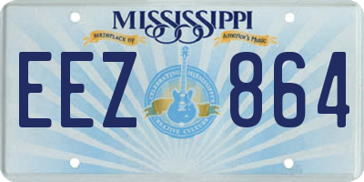 MS license plate EEZ864
